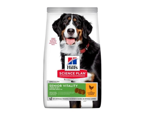 Hill's Science Plan Canine Mature Adult 5+ Senior Vitality Large Breed pollastre 14kg