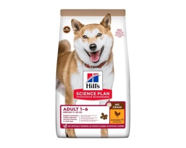 Hill's Science Plan Canine Adult Medium No Grain pollastre 2.5kg