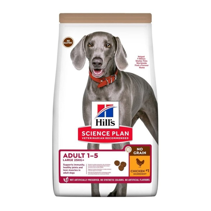 Hill's Science Plan Canine Adult Large Breed No Grain pollastre 14kg