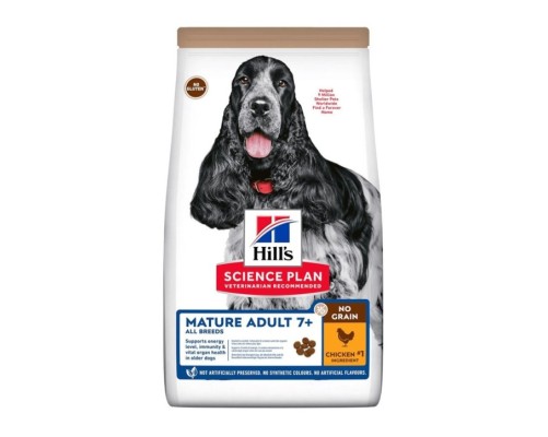 Hill's Science Plan Canine Mature Adult Medium No Grain pollastre 14kg