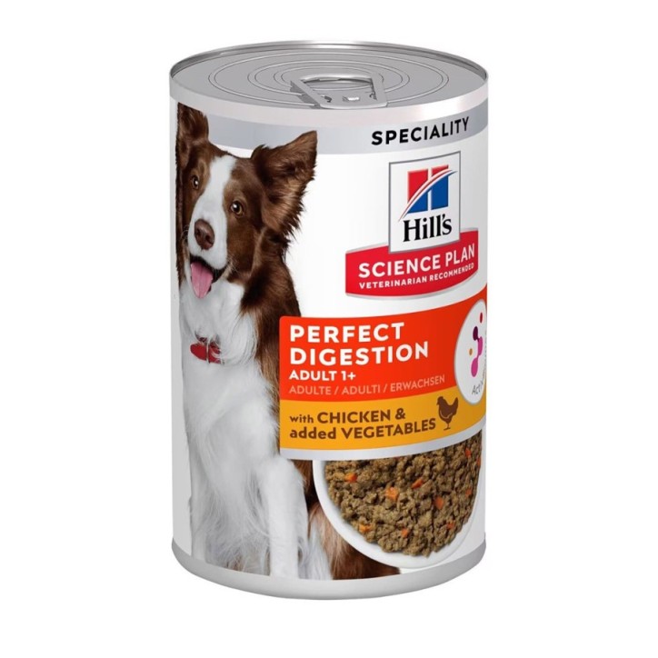 Hill's Science Plan Canine Adult Perfect Digestion pollastre (llauna) 363g