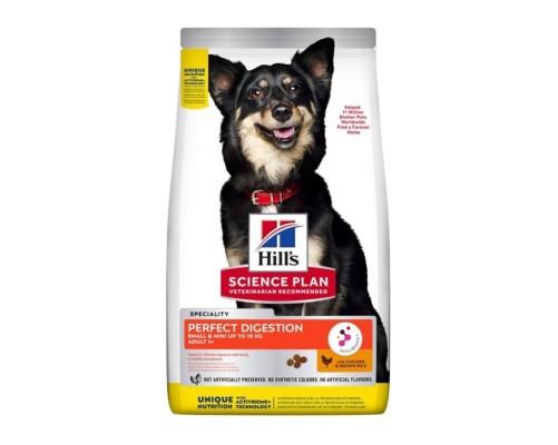 Hill's Science Plan Canine Adult Perfect Digestion Small & Mini pollastre 3kg