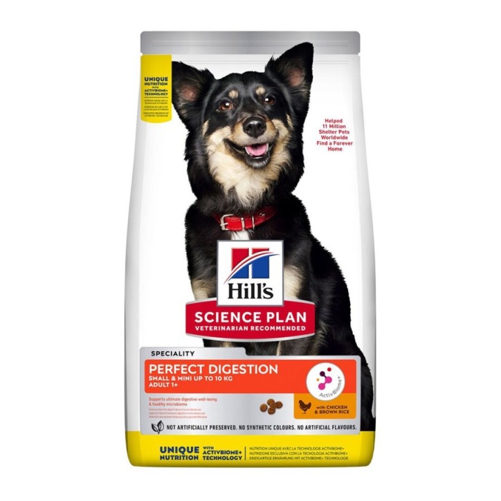 Hill's Science Plan Canine Adult Perfect Digestion Small & Mini pollastre 3kg