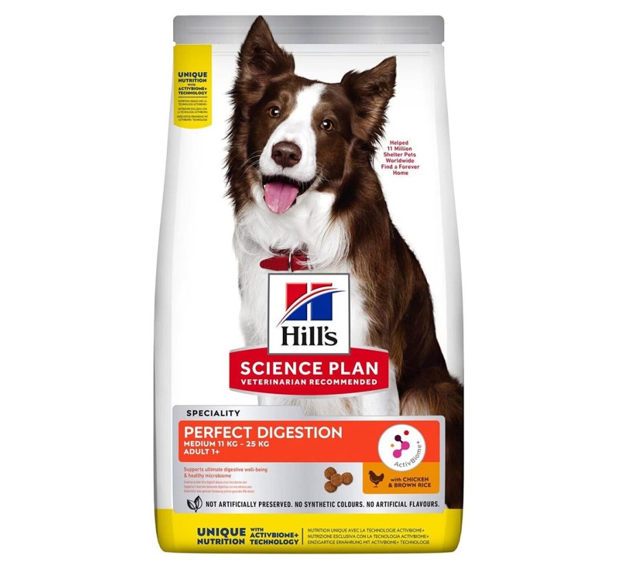 Hill's Science Plan Canine Adult Perfect Digestion Medium pollastre 14kg