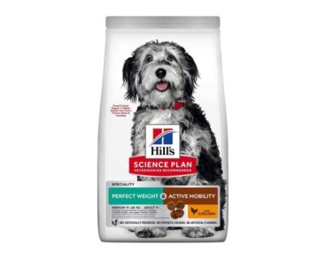 Hill's Science Plan Canine Adult Perfect Weight & Active Mobility Medium pollastre 2.5kg