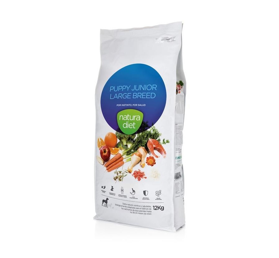 Natura Diet Puppy Junior Large Breed 12 Kg