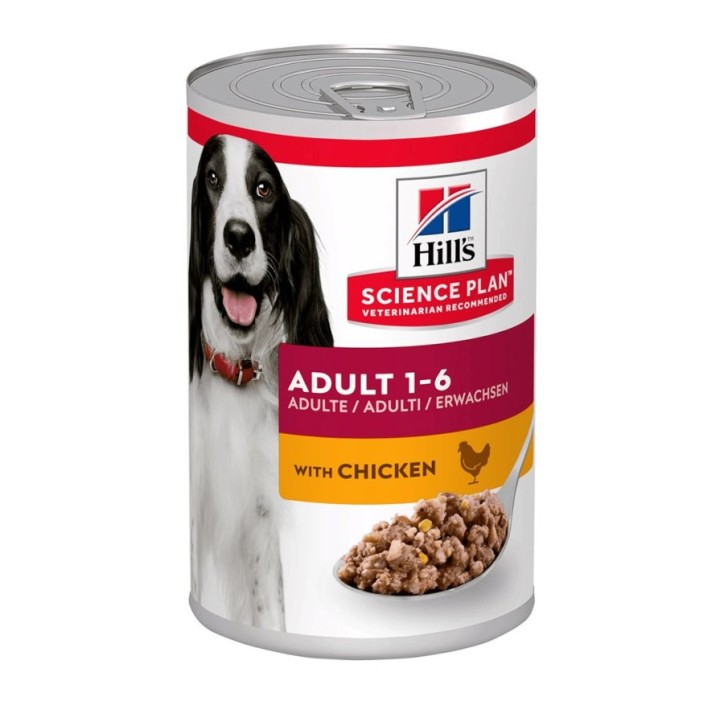 Hill's Science Plan Canine Adult pollastre (llauna) 370g