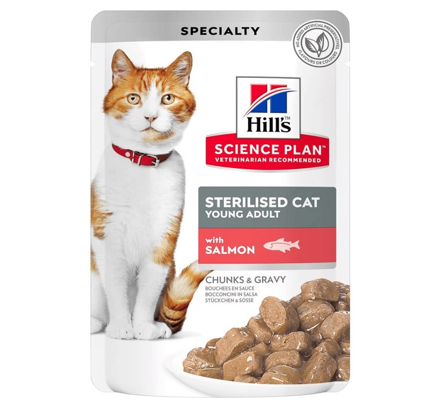 Hill's Science Plan Feline Sterilised salmón 85g