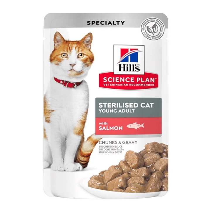 Hill's Science Plan Feline Sterilised salmón 85g
