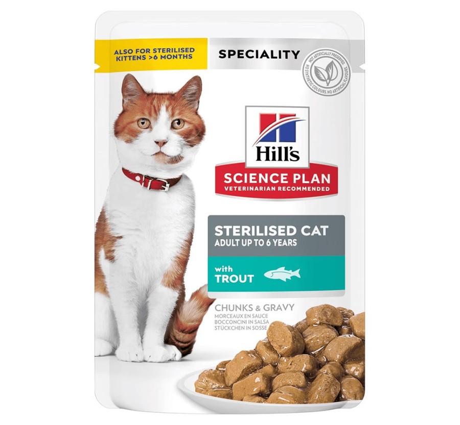 Hill's Science Plan Feline Sterilised Trucha 85g