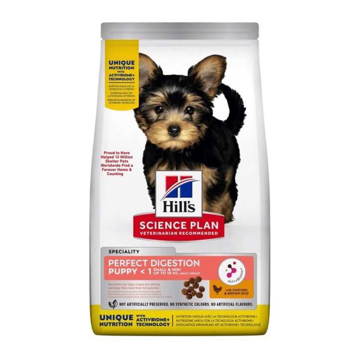 Hill's Science Plan Puppy Small & Mini Perfect Digestion 3kg