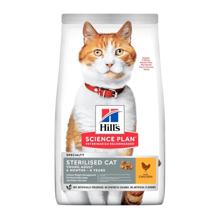 Hill's Science Plan Feline Adult Sterilised Cat Pollo 7kg
