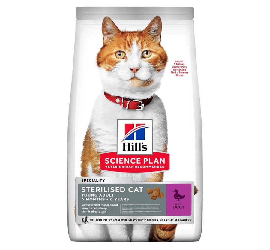 Hill's Science Plan Feline Adult Sterilised Cat Pato 7kg