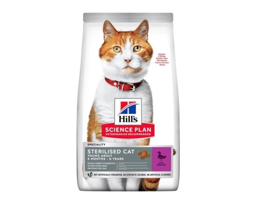 Hill's Science Plan Feline Adult Sterilised Cat Pato 7kg