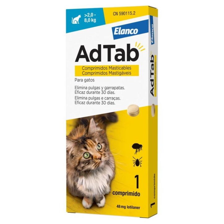 Ad Tab Gat (2-8Kg) 1 Comprimit