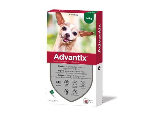 Advantix 4Kg 4 Pipetes