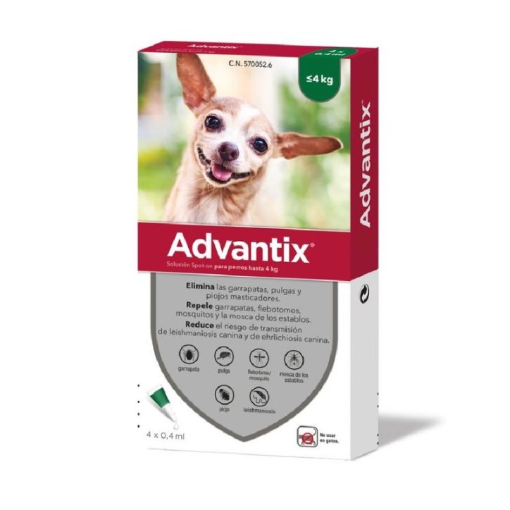Advantix 4Kg 4 Pipetes