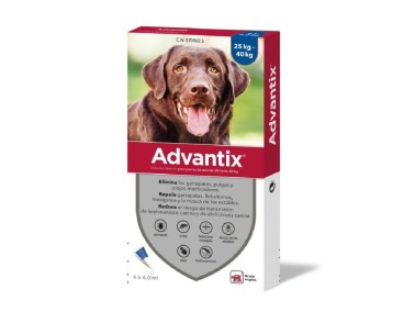 Advantix 25-40Kg 4 Pipetes