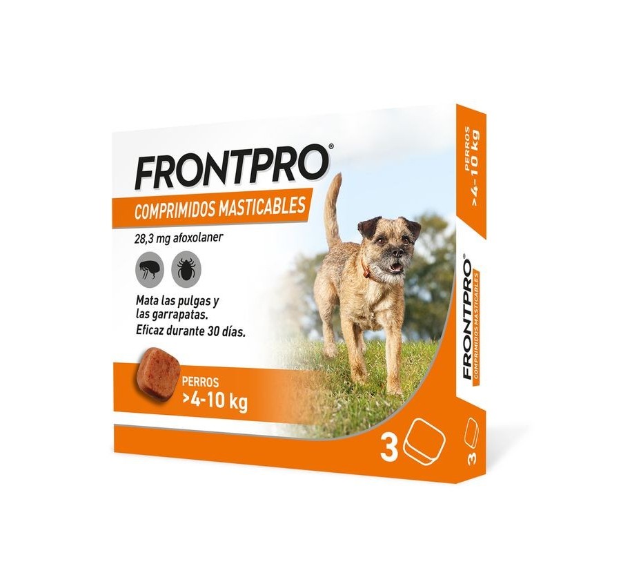 Frontpro Masticable 4-10 Kg 3 Comprimits