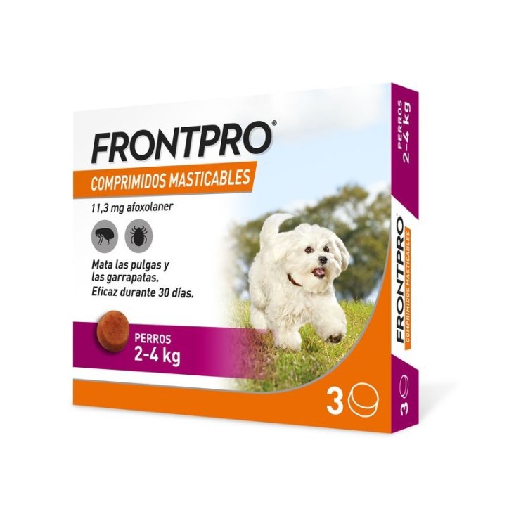 Frontpro Masticable 2-4 Kg 3 Comprimits