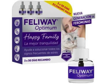 Ceva Feliway Optimum 3 Pack Recanvis
