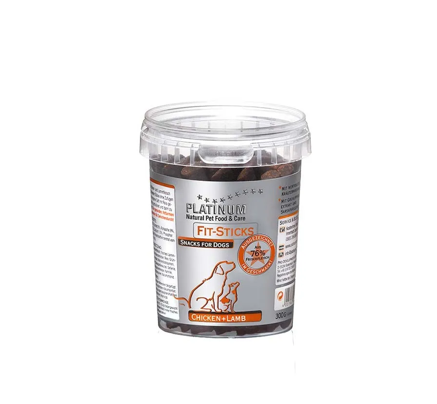 Platinum Fit Sticks Chicken & Lamb 300 G