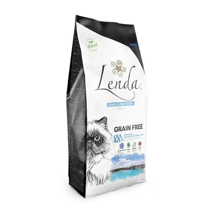 Lenda Adult Cat Light & Sterilized Grain Free 2Kg