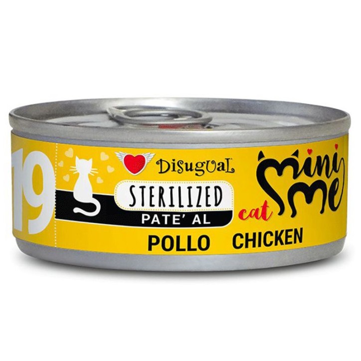 Disugual Cat Mini-Me 19 - Pollastre Esterilitzat - 85 Gr