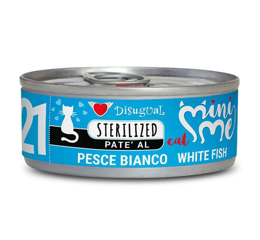 Disugual Cat Mini-Me 21 - Peix Blanc Esterilitzat - 85 Gr