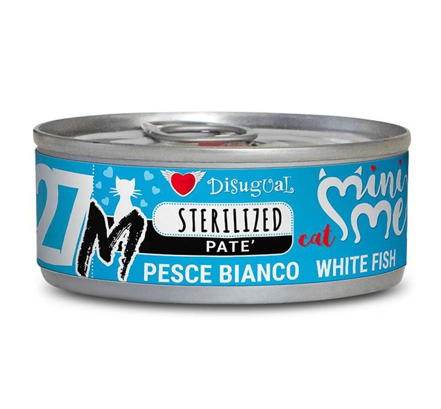 Disugual Cat Mini-Me 27 -"M" Peix Blanc Esterilitzat - 85 Gr