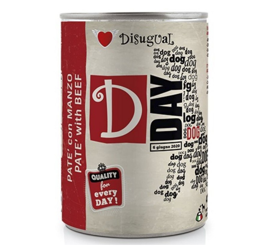 Disugual D-Day Dog Wet Food Vedella 400 Gr