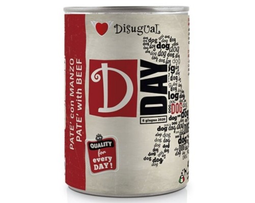 Disugual D-Day Dog Wet Food Vedella 400 Gr