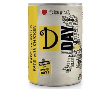 Disugual D-Day Dog Wet Food Pollastre 400 Gr