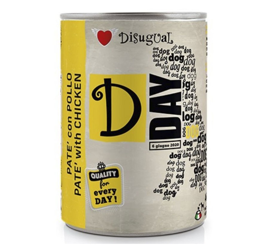 Disugual D-Day Dog Wet Food Pollastre 400 Gr