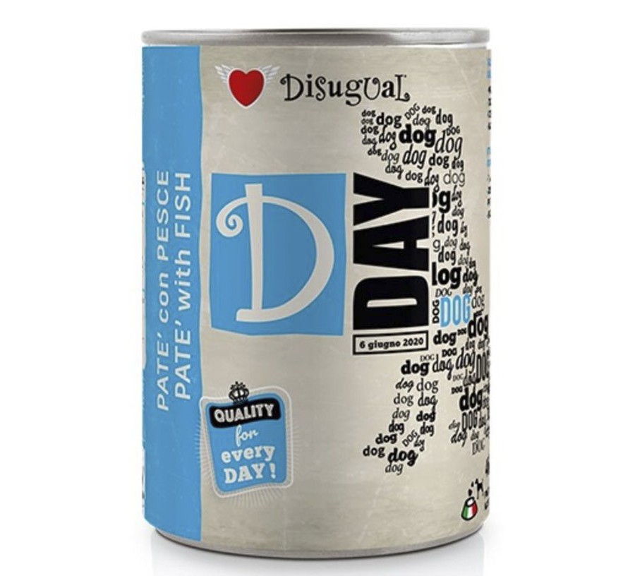 Disugual D-Day Dog Wet Food Peix 400 Gr