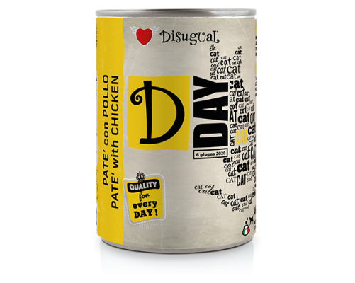 Disugual D-Day Wet Cat Food Pollastre 400 Gr