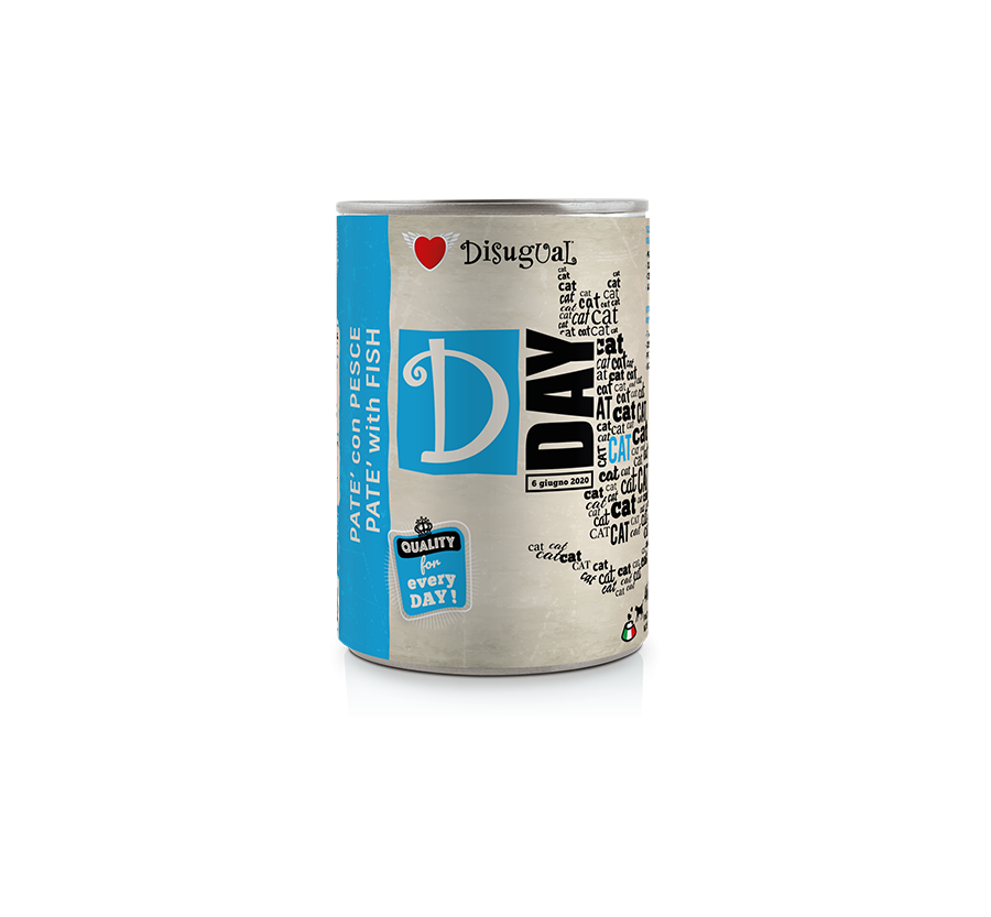 Disugual D-Day Wet Cat Food Peix 400 Gr