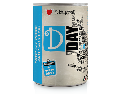Disugual D-Day Wet Cat Food Peix 400 Gr