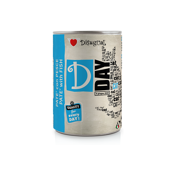 Disugual D-Day Wet Cat Food Peix 400 Gr