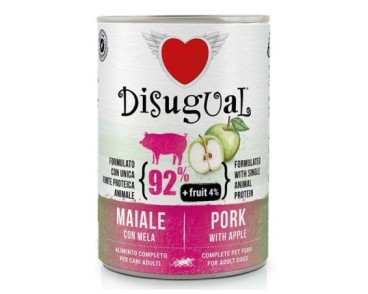 Disugual Dog Fruta - Porc amb poma 400 Gr