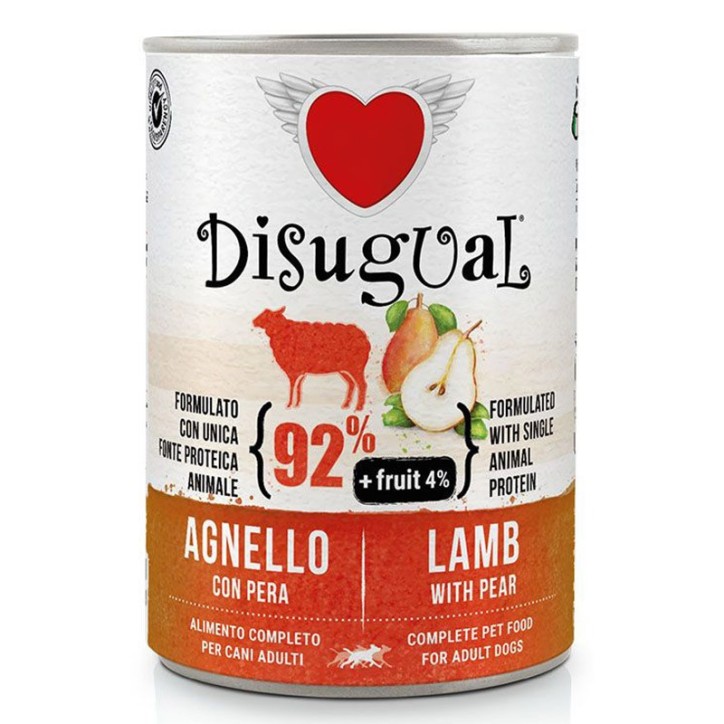 Disugual Dog Fruta - Cordero amb Pera 150 Gr