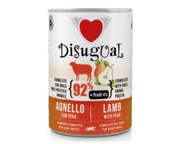 Disugual Dog Fruta - Cordero amb Pera 400 Gr