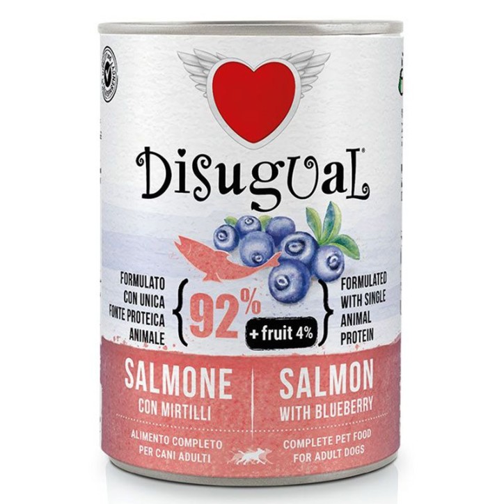 Disugual Dog Fruta - Salmó amb Aranyans 150 Gr
