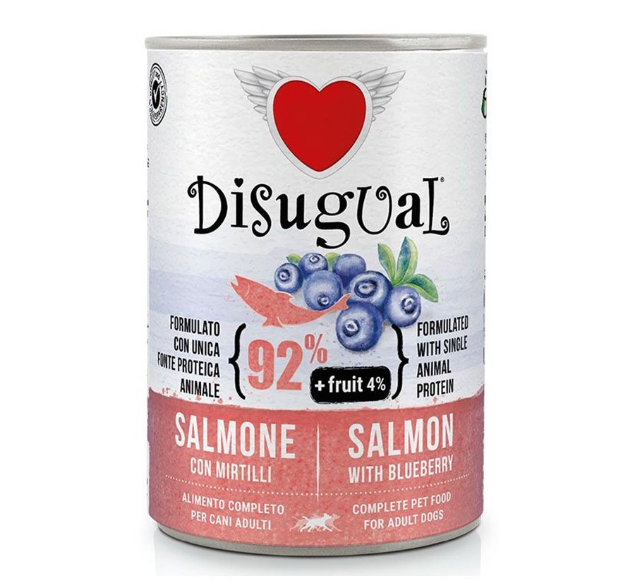 Disugual Dog Frutas - Salmó amb Aranyans 400 Gr