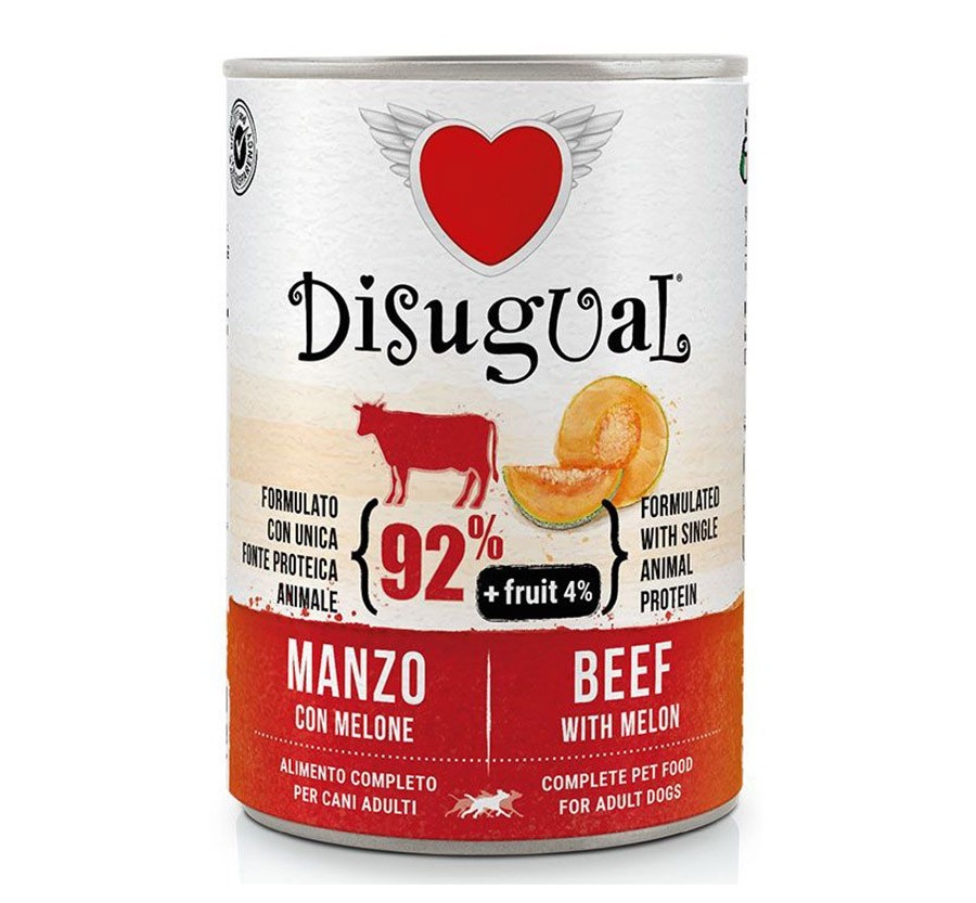 Disugual Dog Frutas - Vedella amb Meló 150 Gr