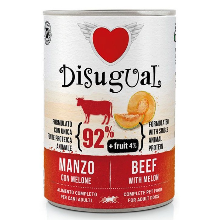 Disugual Dog Frutas - Vedella amb Meló 150 Gr