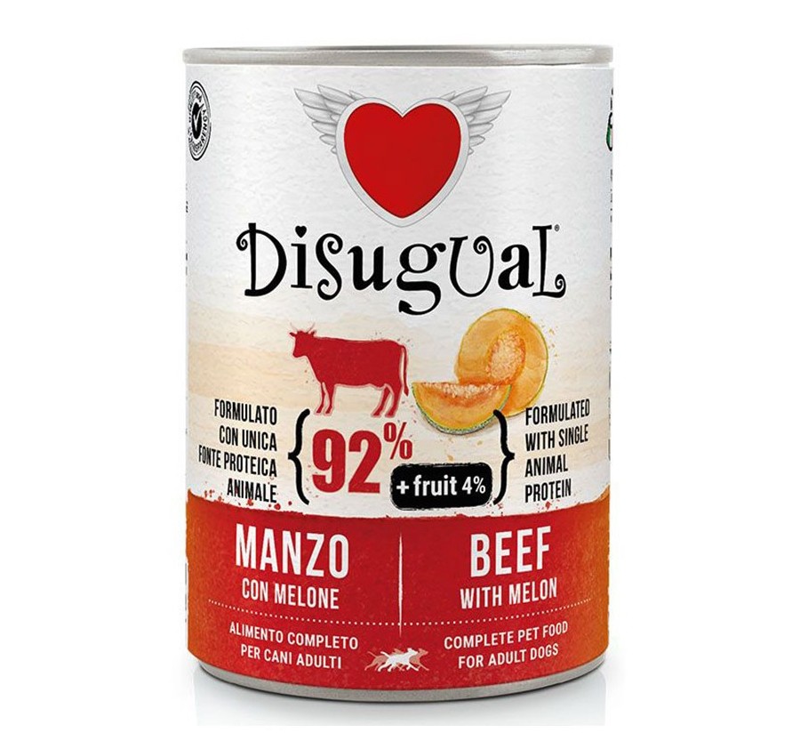 Disugual Dog Frutas - Vedella amb Meló 400 Gr