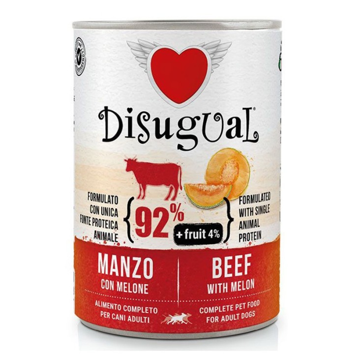 Disugual Dog Frutas - Vedella amb Meló 400 Gr