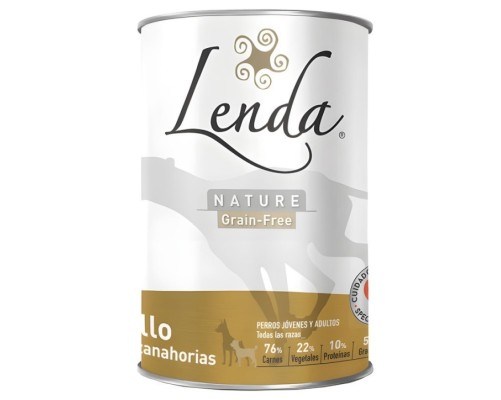 Lenda LLAUNES Dog Pollastre amb Pastanagues 400gr