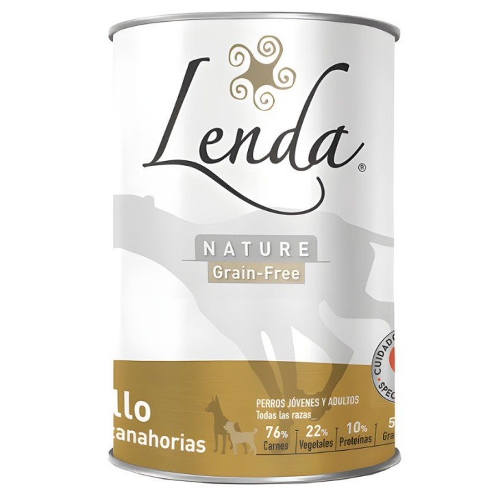 Lenda LLAUNES Dog Pollastre amb Pastanagues 400gr